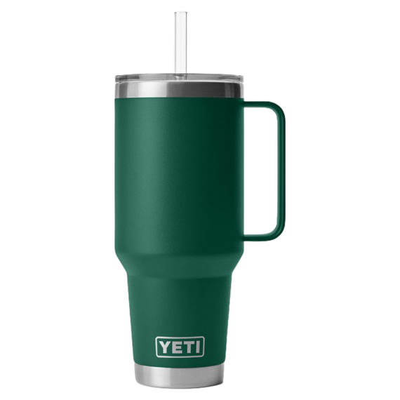 Yeti Rambler 42 Oz Straw Mug - Black Forest Green i gruppen Outdoor / Stormkøkken og køkkenredskaber / Termoflasker / Termokrus hos Sportfiskeprylar.se (70000004251)