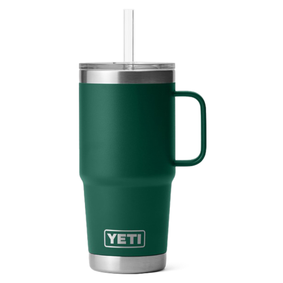 Yeti Rambler 25 Oz Straw Mug - Black Forest Green i gruppen Outdoor / Stormkøkken og køkkenredskaber / Termoflasker / Termokrus hos Sportfiskeprylar.se (70000004935)