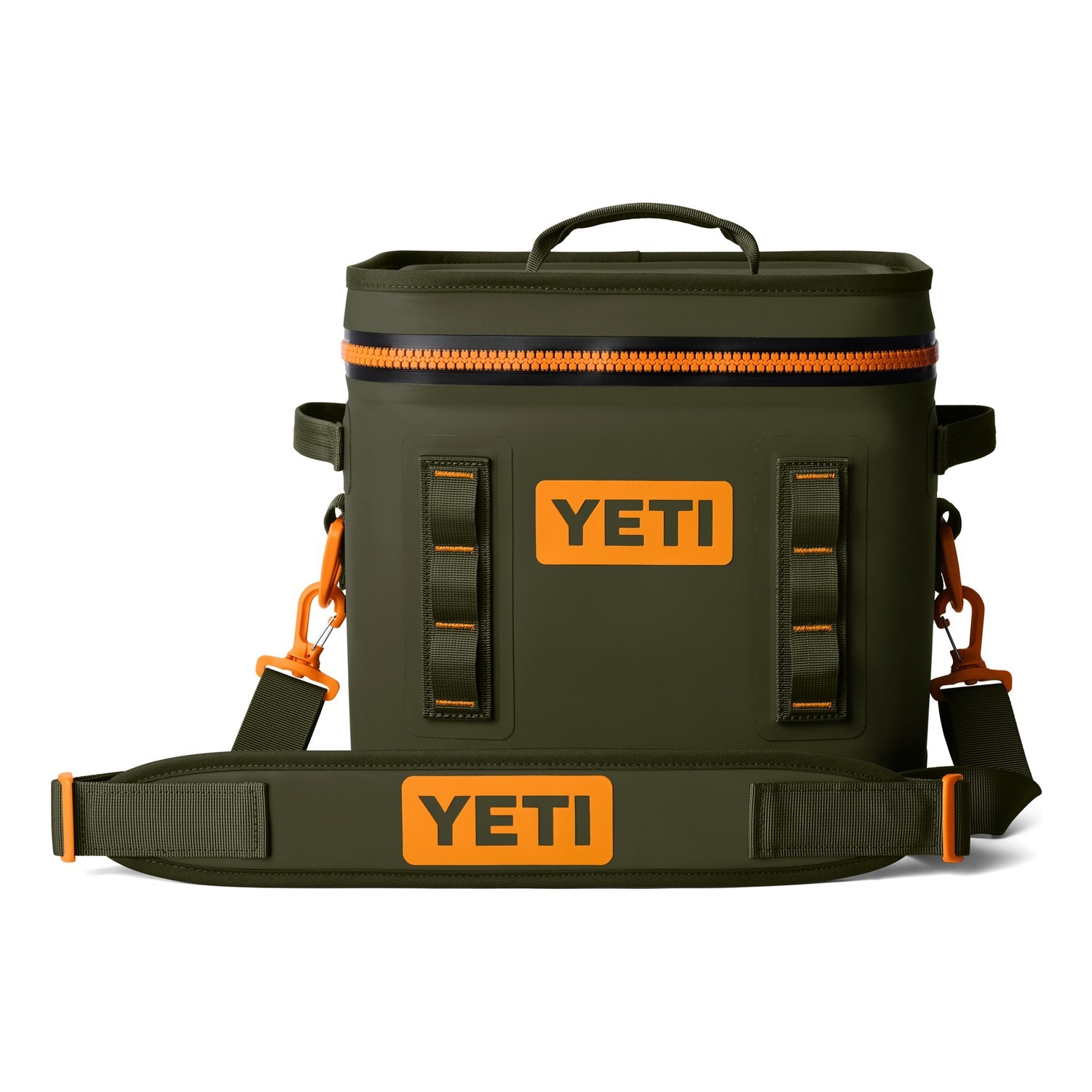 Yeti Eu Hopper Flip 12 - Olive/King Crab Orange i gruppen Opbevaring / Kølebokse og køletasker / Køletasker hos Sportfiskeprylar.se (70000007109)