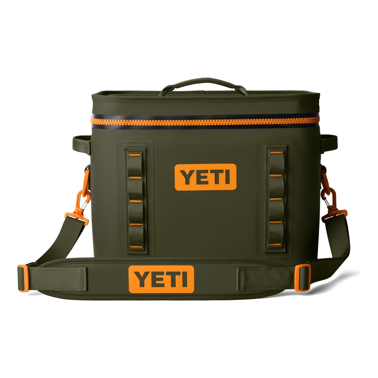 Yeti Eu Hopper Flip 18 - Olive/King Crab Orange i gruppen Opbevaring / Kølebokse og køletasker / Køletasker hos Sportfiskeprylar.se (70000007110)
