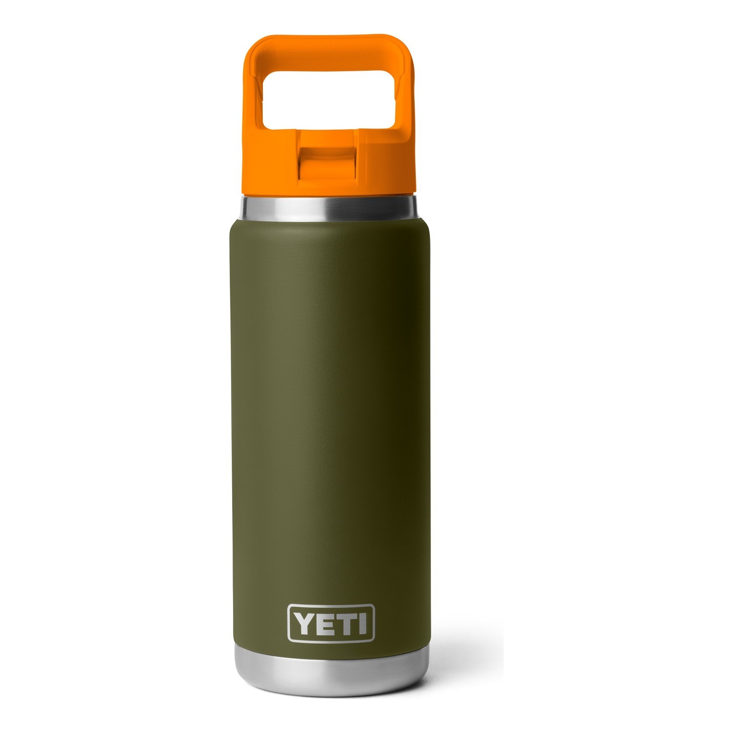 Yeti Rambler 26 Oz C Straw Bottle - Olive/King Crab Orange i gruppen Outdoor / Stormkøkken og køkkenredskaber / Termoflasker / Termoflasker hos Sportfiskeprylar.se (70000007323)