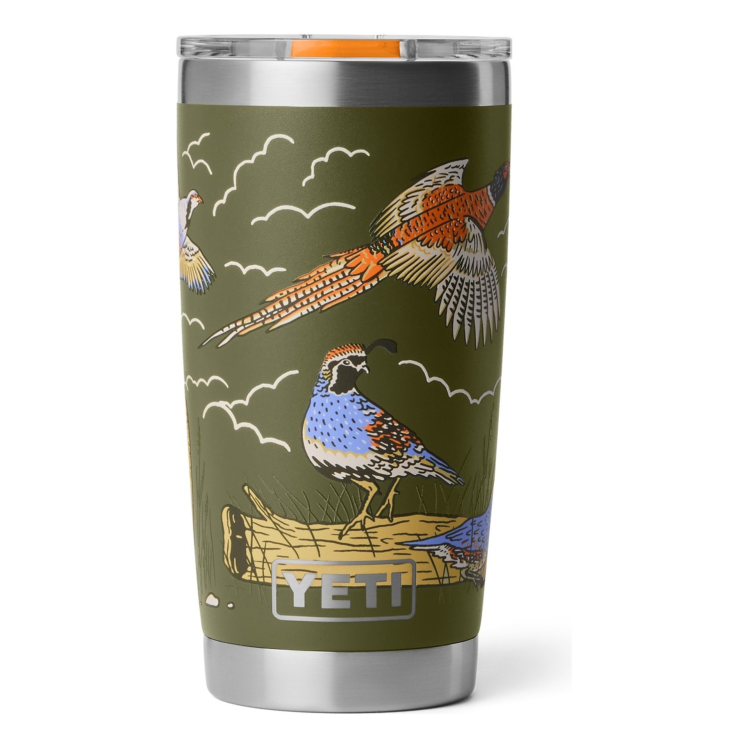 Yeti Rambler 20 Oz Tumbler Ms - Upland Bird Olive i gruppen Outdoor / Stormkøkken og køkkenredskaber / Termoflasker / Termokrus hos Sportfiskeprylar.se (70000008270)