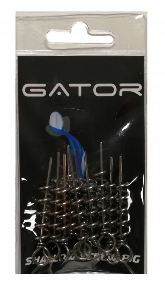 Gator Big Shallow Screw 10-Pack i gruppen Kroge og endegrej / Stingere og stingertilbehør / Stingertilbehør hos Sportfiskeprylar.se (70GATOR)