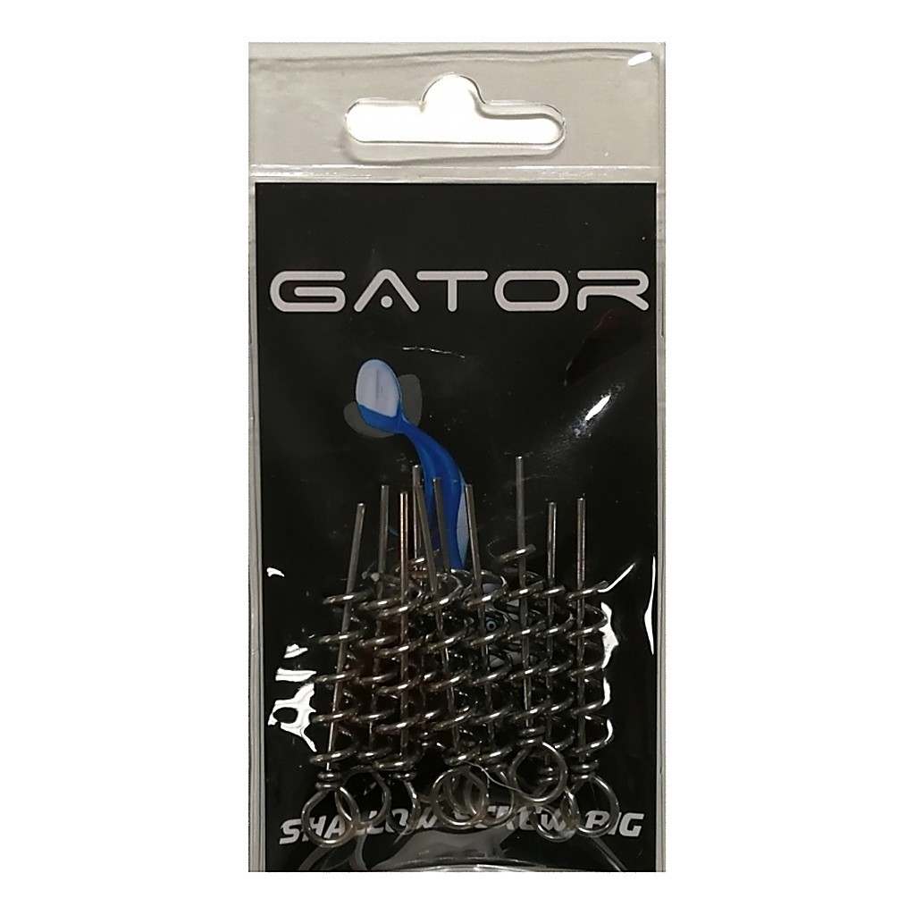 Gator Big Shallow Screw 10-Pack i gruppen Kroge og endegrej / Stingere og stingertilbehør / Stingertilbehør hos Sportfiskeprylar.se (70GATOR)