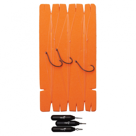 Savage Gear Dropshot Rig Kit M 3pcs - #1 4.5kg 0.26mm FC i gruppen Kroge og endegrej / Færdiglavede rigs / Færdiglavede aborre-forfang hos Sportfiskeprylar.se (71922)