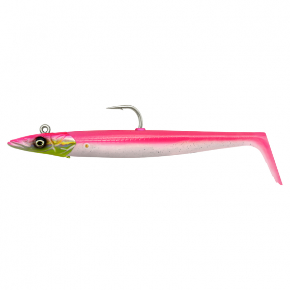 Savage Gear Sandeel V2 12cm 22g Sinking 2+1 - Pink Pearl Silver i gruppen Madding / Softbaits / Aborre softbaits og sandard softbaits hos Sportfiskeprylar.se (72493)