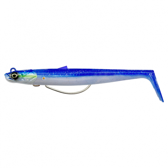 Savage Gear Sandeel V2 Weedless 11.5cm 22g Sinking 2+1 - Blue Pearl Silver i gruppen Madding / Softbaits / Aborre softbaits og sandard softbaits hos Sportfiskeprylar.se (72515)
