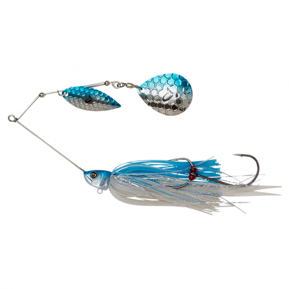 Savage Gear Da\'Bush Spinnerbait 16cm 32g Sinking - Blue Silver i gruppen Madding / Spinnerbaits hos Sportfiskeprylar.se (72611)