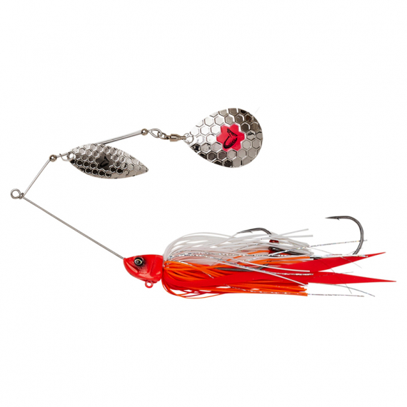 Savage Gear Da\'Bush Spinnerbait 18cm 42g Sinking - Red Head Silver i gruppen Madding / Spinnerbaits hos Sportfiskeprylar.se (72619)