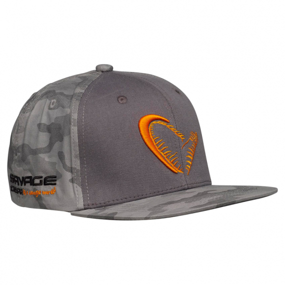 Savage Gear Flex Fit Camo Cap, Camo/Grey i gruppen Beklædning og fodtøj / Kasketter og hovedbeklædning / Kasketter / Flexfit-kasketter hos Sportfiskeprylar.se (73714)