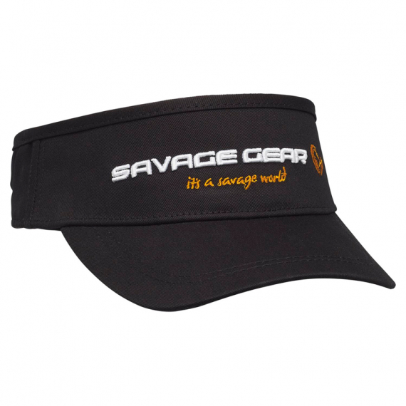 Savage Gear Sun Visor, Black Ink i gruppen Beklædning og fodtøj / Kasketter og hovedbeklædning / Kasketter / Kasketter med skygge hos Sportfiskeprylar.se (73717)