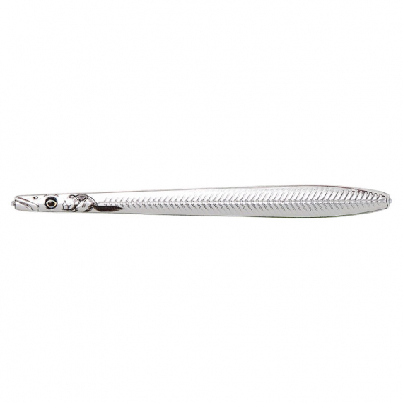 Savage Gear Line Thru Sandeel Nail 10cm 16g - Silver Plating i gruppen Madding / Havørred madding og kystwoblere / Kystwoblere hos Sportfiskeprylar.se (74168)