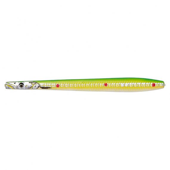 Savage Gear Line Thru Sandeel Nail 10cm 16g - Fluo Green i gruppen Madding / Havørred madding og kystwoblere / Kystwoblere hos Sportfiskeprylar.se (74169)