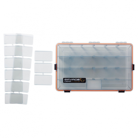 Savage Gear WP Lurebox 6B Smoke 35.5x23x9.2cm i gruppen Opbevaring / Tackle-bokse / Maddingæsker hos Sportfiskeprylar.se (74226)