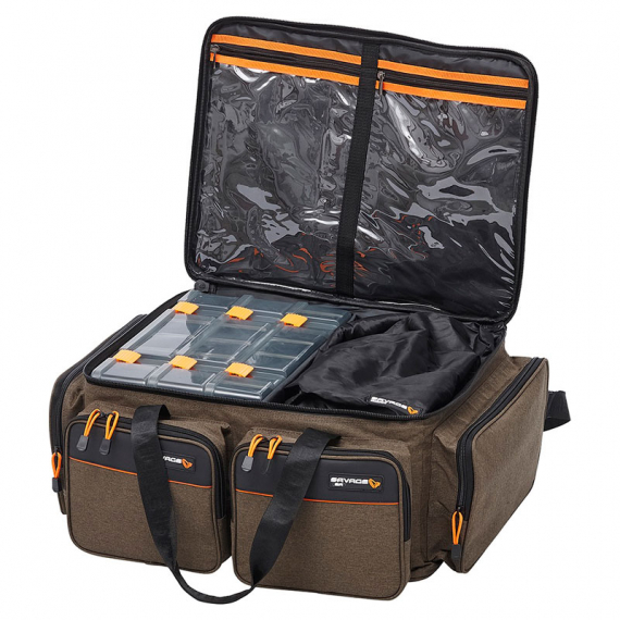 Savage Gear System Box Bag XL 3 Boxes 25x67x46cm 59L i gruppen Opbevaring / Tackle-tasker / Grejtasker hos Sportfiskeprylar.se (74244)