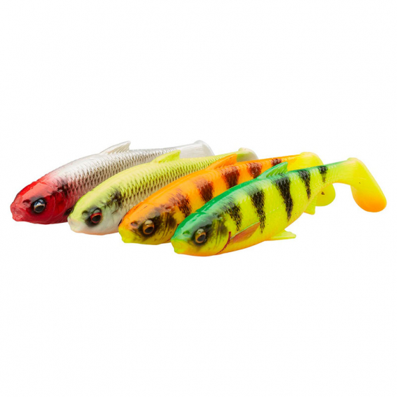 Savage Gear 3D River Roach (4-pack) 12cm 17g - Dark Water Mix i gruppen Madding / Maddingsæt hos Sportfiskeprylar.se (74310)
