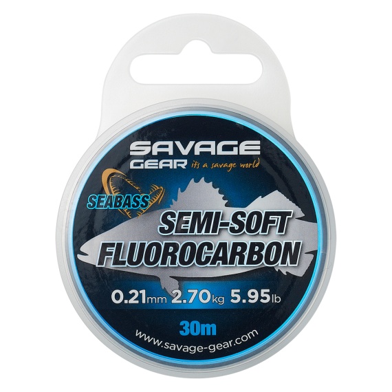 Savage Gear Semi-Soft Fluorocarbon 30m Clear i gruppen Kroge og endegrej / Ledere og Forfangsmateriale / Forfangsmateriale / Forfangsmateriale fluorcarbon hos Sportfiskeprylar.se (74484r)
