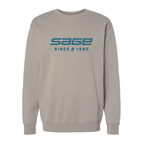 Sage Since 1980 Crew Cement i gruppen Beklædning og fodtøj / Beklædning / Sweatere / Sweatshirts hos Sportfiskeprylar.se (7469-02r)