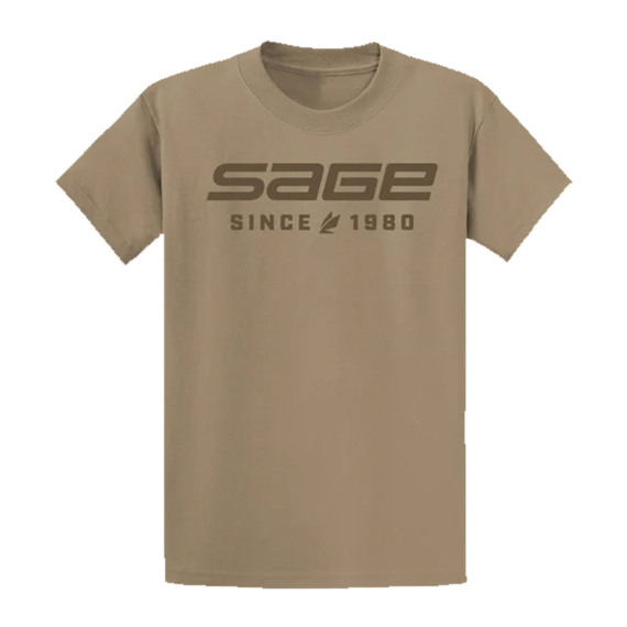 Sage Since 1980 T-shirt Sand i gruppen Beklædning og fodtøj / Beklædning / T-shirts hos Sportfiskeprylar.se (7474-02r)