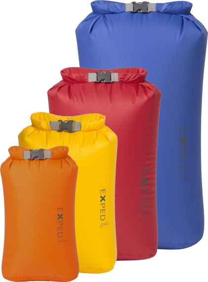 Exped Fold Drybag 4-Pack XS-L i gruppen Opbevaring / Vandtætte tasker hos Sportfiskeprylar.se (7640171994147EANr)