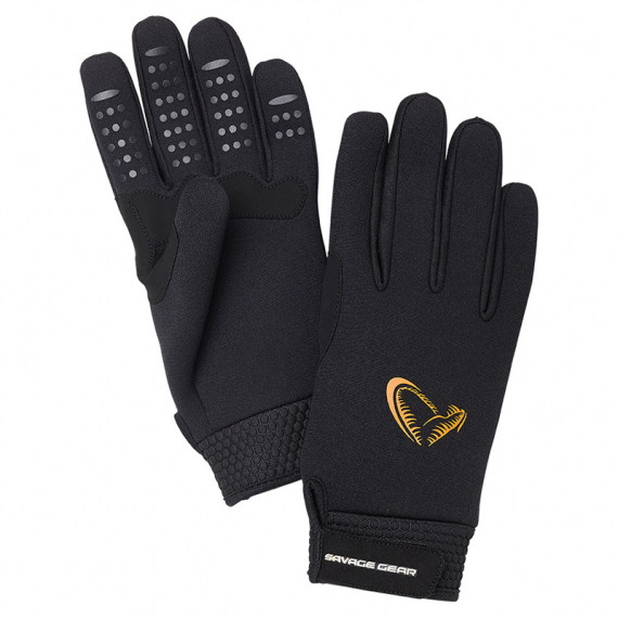 Savage Gear Neoprene Stretch Glove, Black i gruppen Beklædning og fodtøj / Beklædning / Handsker hos Sportfiskeprylar.se (76465r)