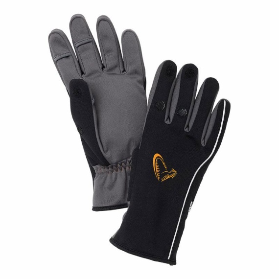 Savage Gear Softshell Winter Glove Black i gruppen Beklædning og fodtøj / Beklædning / Handsker hos Sportfiskeprylar.se (76605r)