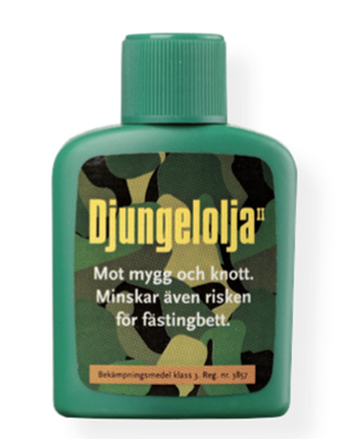 Myggmedel Djungelolja (40ml) i gruppen Outdoor / Myggespray og -beskyttelse / Myggebeskyttelse hos Sportfiskeprylar.se (776)