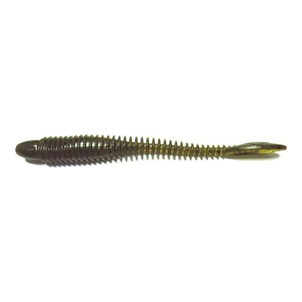 Ribster 7,5cm, Geen Pumkin - 12pack i gruppen Madding / Softbaits / Aborre softbaits og sandard softbaits hos Sportfiskeprylar.se (78-RI30-024)