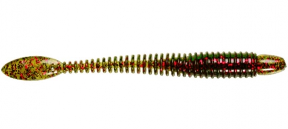 Ribster 7,5cm, Watermelon Red Flake - 12pack i gruppen Madding / Softbaits / Aborre softbaits og sandard softbaits hos Sportfiskeprylar.se (78-RI30-144)
