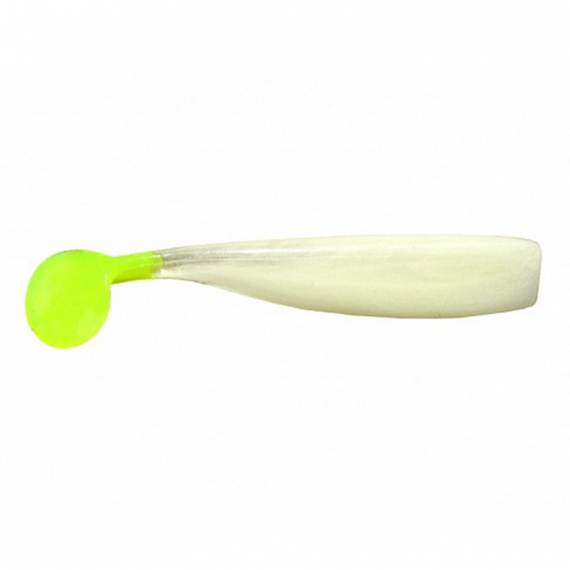 Shaker Shad, 8cm, Glow/ Chartreuse Tail - 8pack i gruppen Madding hos Sportfiskeprylar.se (78-SH325-175)