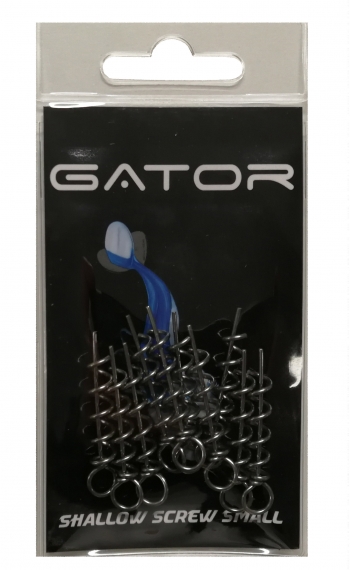 Gator Small Shallow Screw 10-Pack i gruppen Kroge og endegrej / Stingere og stingertilbehør / Stingertilbehør hos Sportfiskeprylar.se (78GATOR)