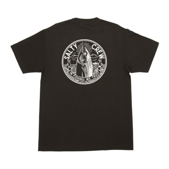 Salty Crew In Fishing We Trust S/S Tee Black i gruppen Beklædning og fodtøj / Beklædning / T-shirts hos Sportfiskeprylar.se (804046400066r)