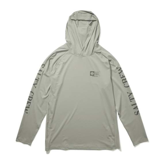 Salty Crew Alpha Perforated Uv Hd Mask Gray i gruppen Beklædning og fodtøj / UV-beklædning hos Sportfiskeprylar.se (804046459224r)