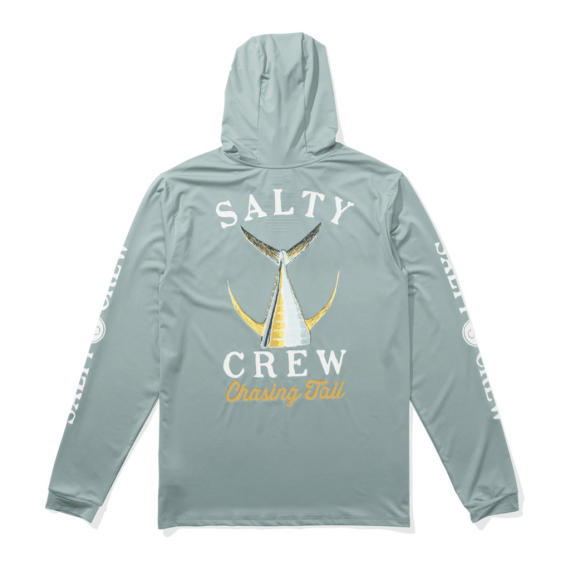 Salty Crew Tailed Hood Sunshirt Mackerel i gruppen Beklædning og fodtøj / UV-beklædning hos Sportfiskeprylar.se (804046512974r)