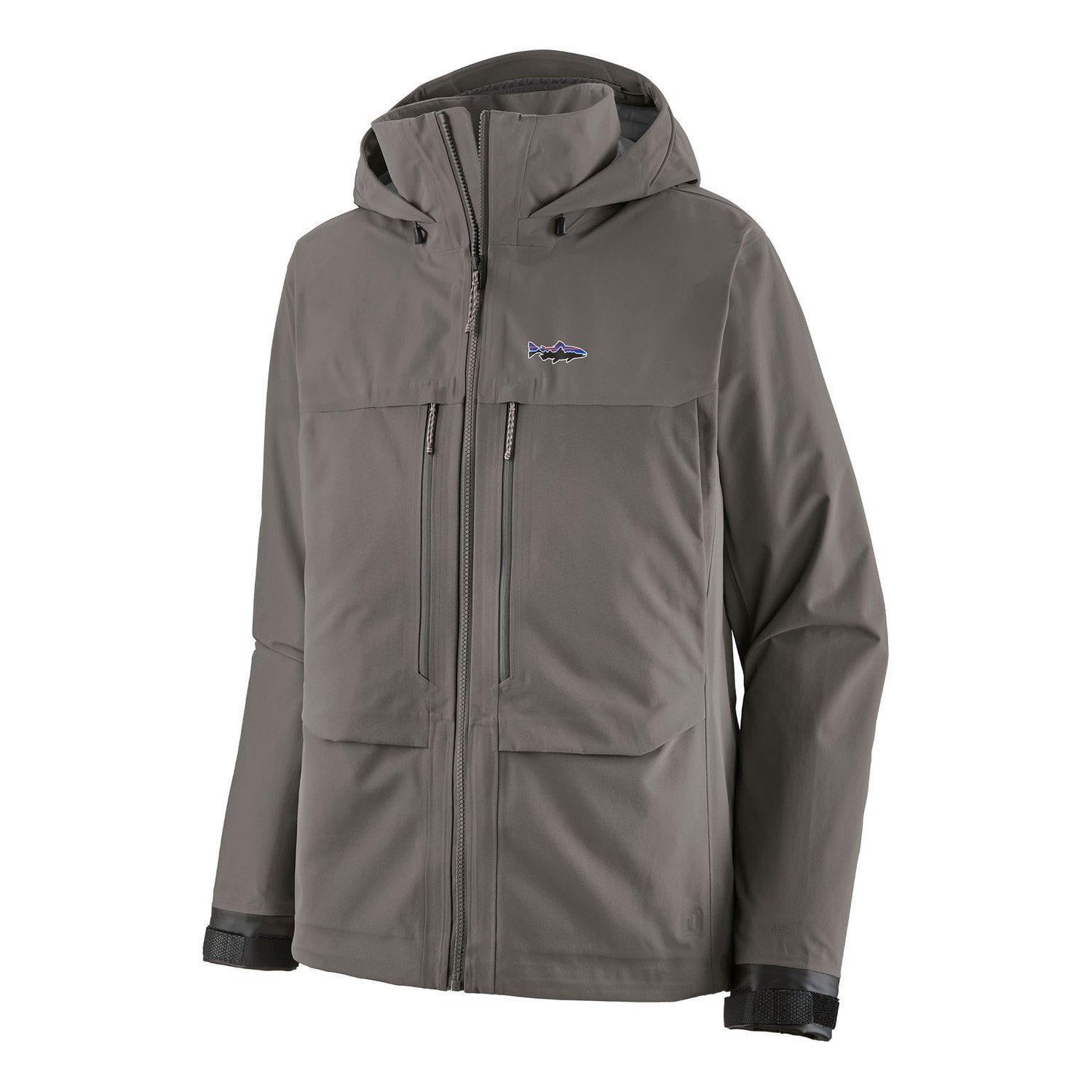Patagonia M\'s Swiftcurrent Wading Jacket NGRY i gruppen Beklædning og fodtøj / Beklædning / Jakker / Vadejakker hos Sportfiskeprylar.se (81772-NGRY-XXLr)