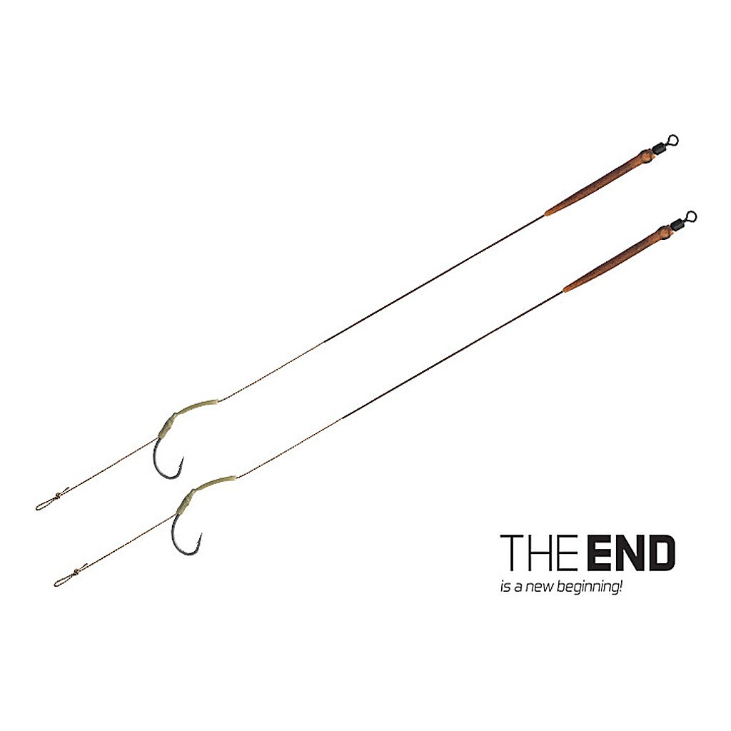 Delphin The End Skin Rig 2-pack i gruppen Kroge og endegrej / Færdiglavede rigs hos Sportfiskeprylar.se (830410624r)