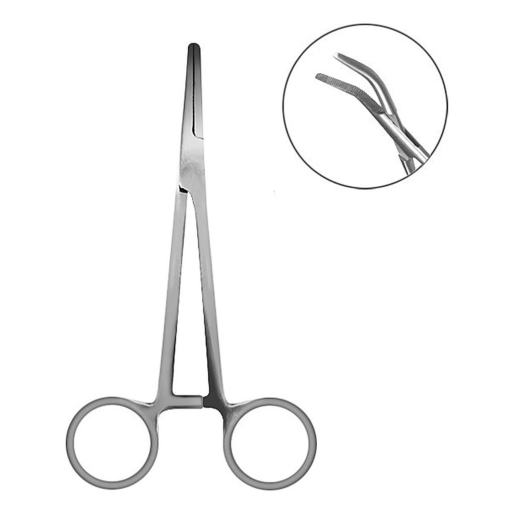 Delphin Curved Forceps - 15 cm i gruppen Udstyr og tilbehør / Tænger og sakse / Pincet hos Sportfiskeprylar.se (830921015)