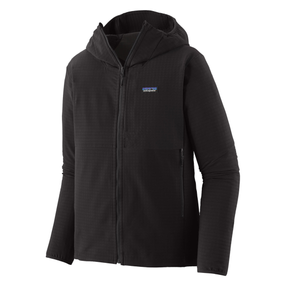 Patagonia M\'s R1 TechFace Hoody Black i gruppen Beklædning og fodtøj / Beklædning / Jakker / Skaljakker hos Sportfiskeprylar.se (83578-BLK-Lr)