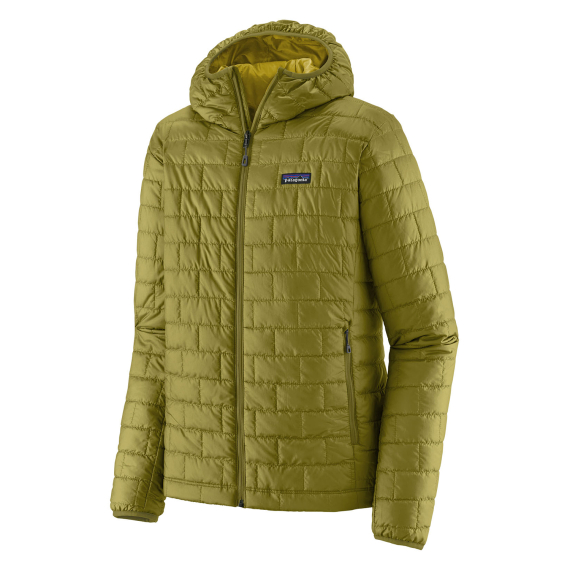 Patagonia M\'s Nano Puff Hoody Graze Green i gruppen Beklædning og fodtøj / Beklædning / Jakker / Dun- og syntetforede jakker hos Sportfiskeprylar.se (84222-GRZG-Sr)