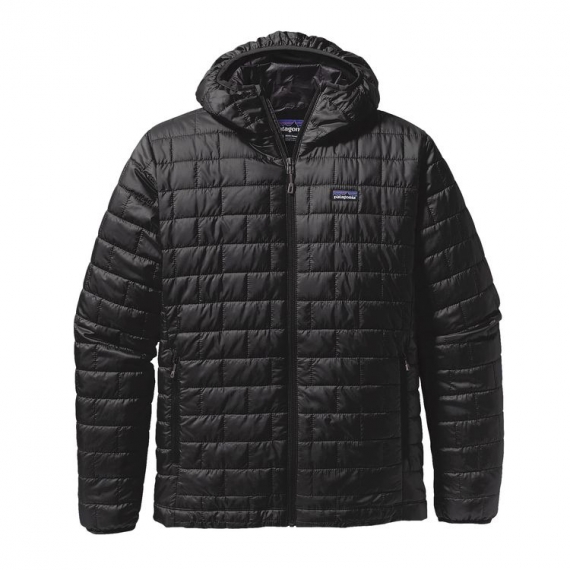 Patagonia Men\'s Nano Puff® Hoody BLK i gruppen Beklædning og fodtøj / Beklædning / Jakker / Dun- og syntetforede jakker hos Sportfiskeprylar.se (84222BLKr)