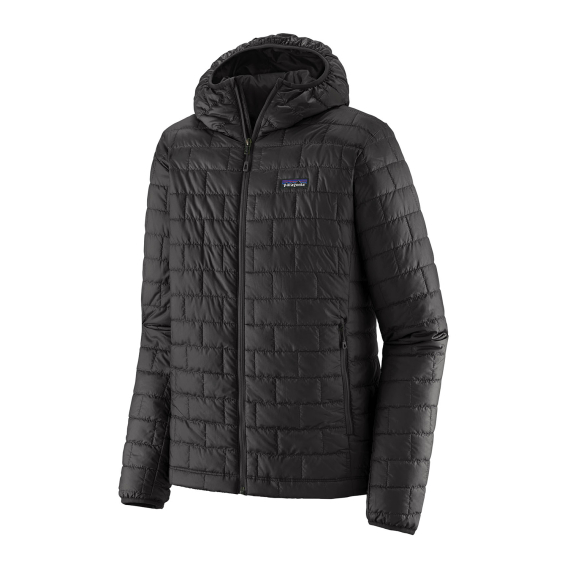 Patagonia Men\'s Nano Puff® Hoody BLK i gruppen Beklædning og fodtøj / Beklædning / Jakker / Dun- og syntetforede jakker hos Sportfiskeprylar.se (84222BLKr)