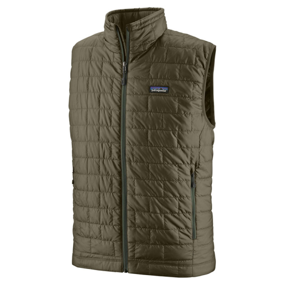 Patagonia M\'s Nano Puff Vest Basin Green w/Tent Green i gruppen Beklædning og fodtøj / Beklædning / Veste / Hverdagsveste hos Sportfiskeprylar.se (84242-BTGN-XSr)