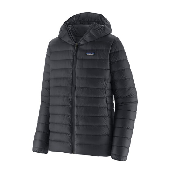 Patagonia M\'s Down Sweater Hoody BLK i gruppen Beklædning og fodtøj / Beklædning / Jakker hos Sportfiskeprylar.se (84702-BLK-Sr)