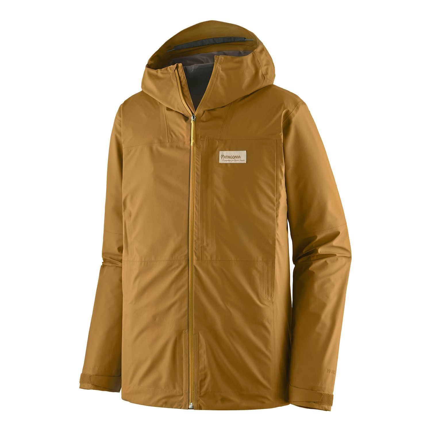 Patagonia M\'s Boulder Fork Rain Jacket Bobcat Brown i gruppen Beklædning og fodtøj / Beklædning / Jakker / Regnjakker hos Sportfiskeprylar.se (85140-BCBN-Sr)
