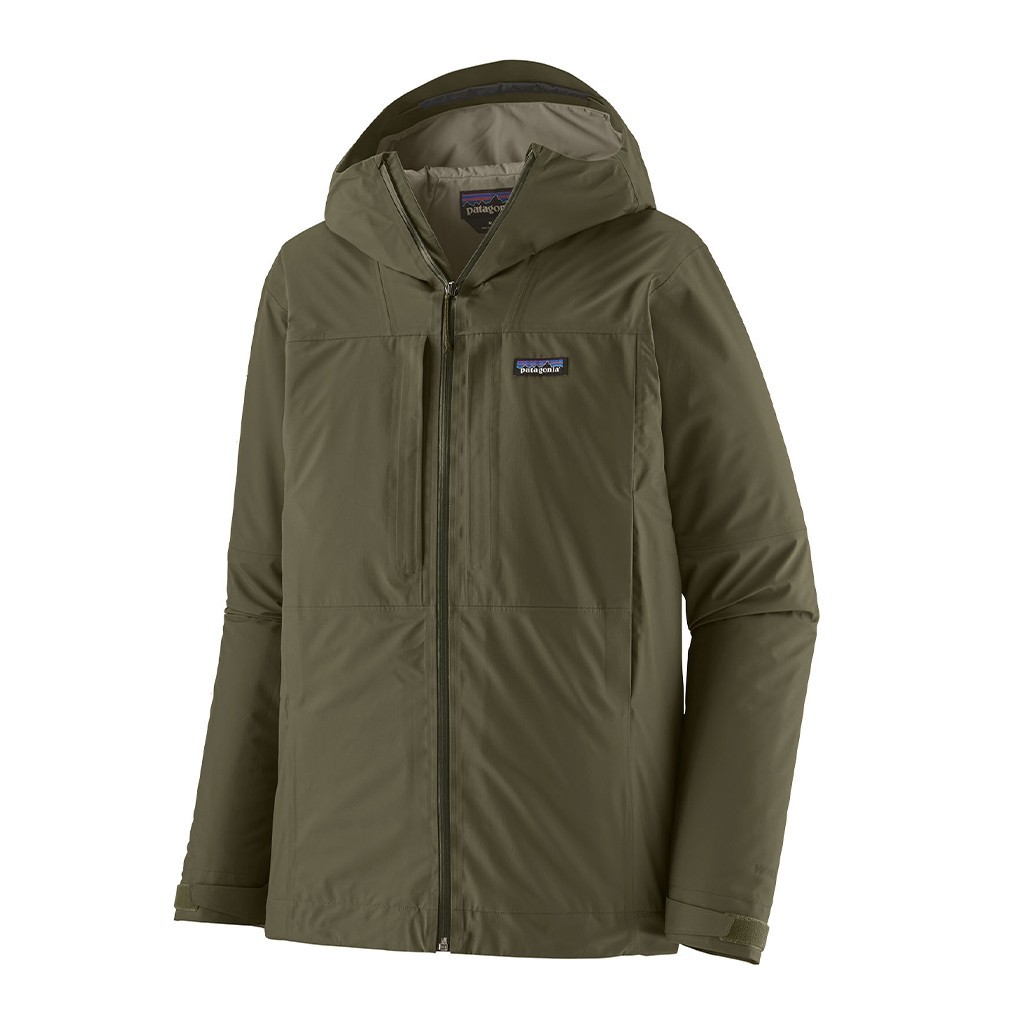 Patagonia M\'s Insulated Boulder Fork Rain Jacket BSNG i gruppen Beklædning og fodtøj / Beklædning / Jakker / Regnjakker hos Sportfiskeprylar.se (85220-BSNG-XXLr)
