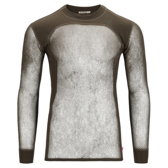 Aclima WoolNet Original Crewneck M\'s Tarmac i gruppen Beklædning og fodtøj / Beklædning / Undertøj / Langærmede undertrøjer hos Sportfiskeprylar.se (90-109994r)