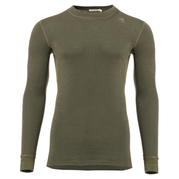 Aclima WarmWool Crewneck M\'s Tarmac i gruppen Beklædning og fodtøj / Beklædning / Undertøj / Langærmede undertrøjer hos Sportfiskeprylar.se (90-110157r)