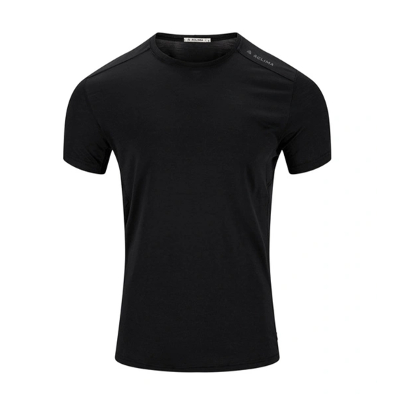 Aclima LightWool 140 Trail Tee M\'s Jet Black i gruppen Beklædning og fodtøj / Beklædning / T-shirts hos Sportfiskeprylar.se (90-110400r)