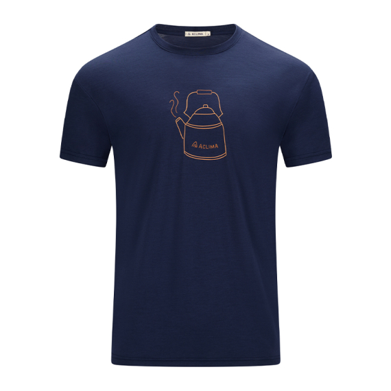 Aclima LightWool 140 Classic Tee Kettle M\'s Navy Blazer i gruppen Beklædning og fodtøj / Beklædning / T-shirts hos Sportfiskeprylar.se (90-111502r)