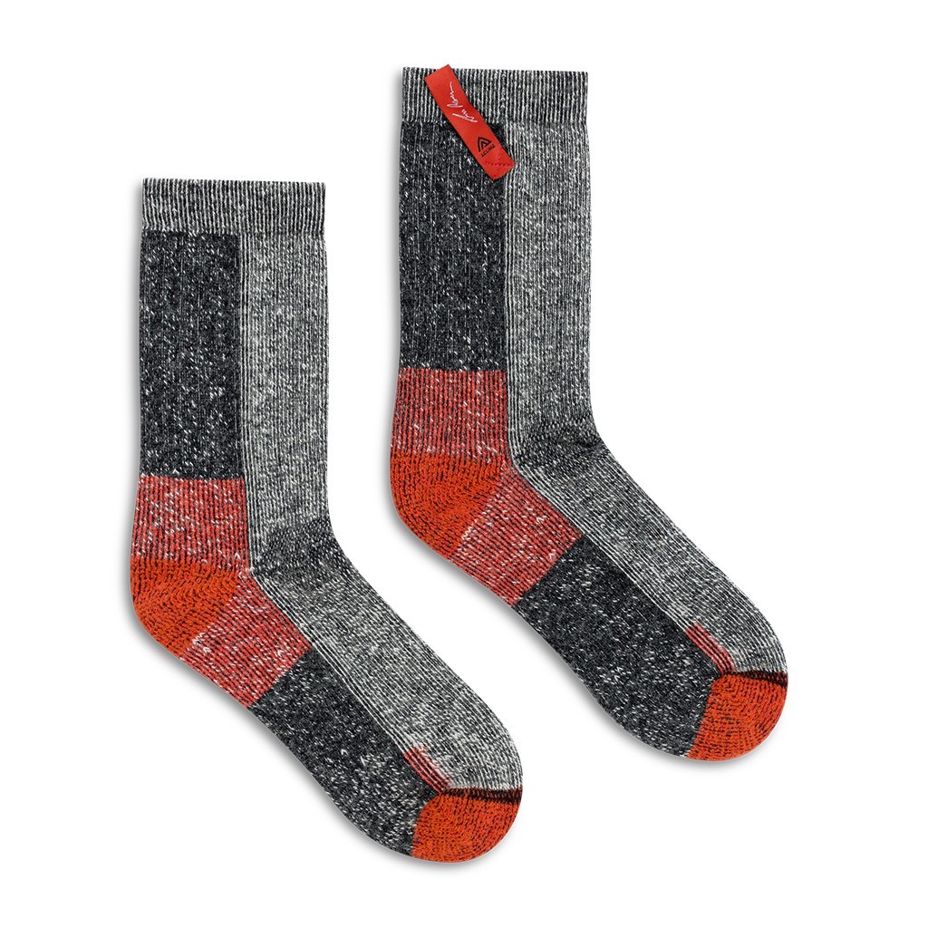 Aclima HotWool Lars Monsen Socks Grey Melange i gruppen Beklædning og fodtøj / Beklædning / Undertøj / Sokker hos Sportfiskeprylar.se (90-112220r)